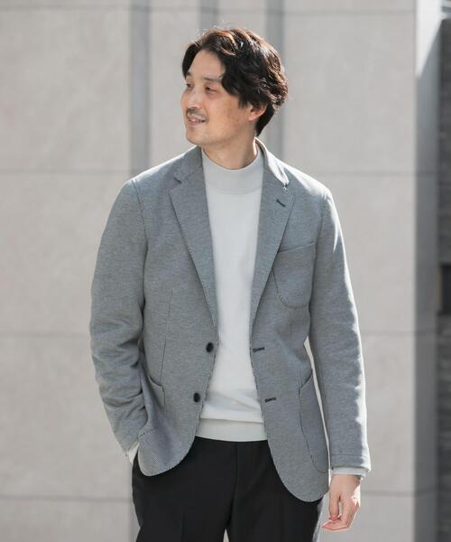 セール】LIFE STYLE TAILOR ニットジャージジャケット（その他アウター