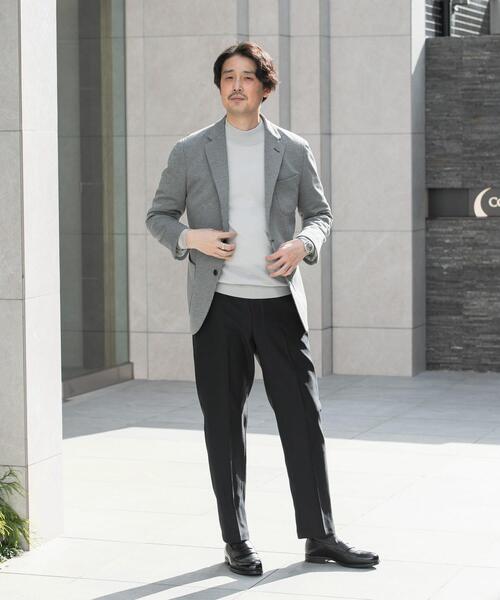 URBAN RESEARCH DOORS(アーバンリサーチドアーズ)の「LIFE STYLE TAILOR ニットジャージジャケット(その他アウター・メンズ・ネイビー/ブラック系その他・44/48/46/50)」の5枚目の写真