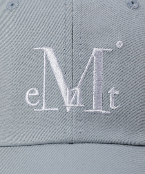 MUCENT（ムセント）の「Signature Ball Cap (Grayish blue)（キャップ・レディース・グレイッシュブルー・FREE）」の3枚目の写真