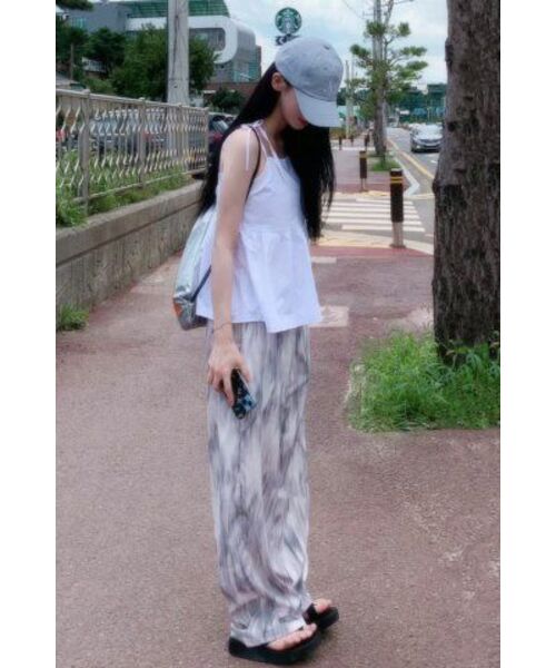 MUCENT（ムセント）の「Signature Ball Cap (Grayish blue)（キャップ・レディース・グレイッシュブルー・FREE）」の5枚目の写真