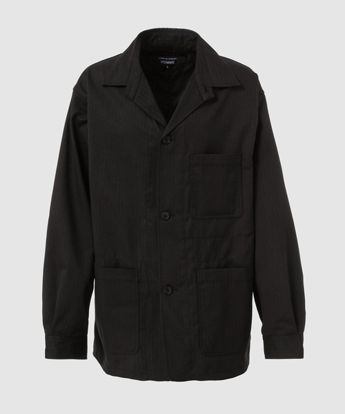 COMME des GARCONS HOMME(コム デ ギャルソン・オム)の「ESTER WOOL TWILL JACKET(テーラードジャケット・メンズ・ブラック/ネイビー・M/S/XS/L)」の2枚目の写真