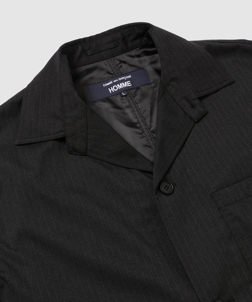 COMME des GARCONS HOMME(コム デ ギャルソン・オム)の「ESTER WOOL TWILL JACKET(テーラードジャケット・メンズ・ブラック/ネイビー・M/S/XS/L)」の3枚目の写真