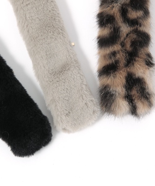 GLOBAL WORK（グローバルワーク）の「フェイクファーバチバチヘアカフ/611159（その他ヘアアクセサリー・レディース・グレイッシュベージュ/ブラック/ブラウン系その他/グレー/ブラウン系その他2/ホワイト・FREE）」の9枚目の写真