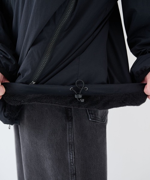 POLIQUANT（ポリクアント）の「【POLIQUANT/ポリクアント】THE BREATHABLE INSULATED HOODED JACKET（ナイロンジャケット・メンズ・ブラック/ダークグリーン・2/3/4）」の8枚目の写真