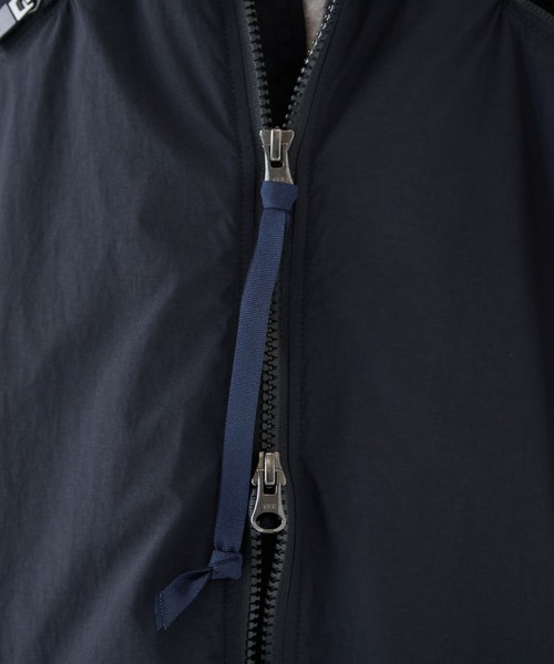 POLIQUANT（ポリクアント）の「【POLIQUANT/ポリクアント】THE BREATHABLE INSULATED HOODED JACKET（ナイロンジャケット・メンズ・ブラック/ダークグリーン・2/3/4）」の12枚目の写真