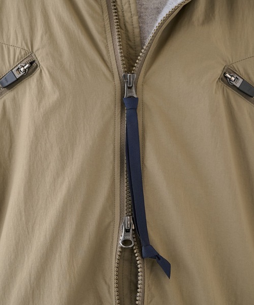 POLIQUANT（ポリクアント）の「【POLIQUANT/ポリクアント】THE BREATHABLE INSULATED HOODED JACKET（ナイロンジャケット・メンズ・ブラック/ダークグリーン・2/3/4）」の20枚目の写真
