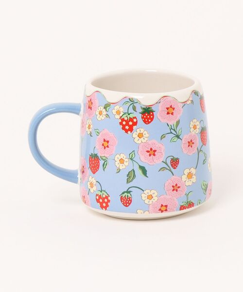 Cath Kidston(キャスキッドソン)の「Billie マグカップ Strawberry Blue(グラス/マグカップ/タンブラー・レディース・ブルー・FREE)」の3枚目の写真
