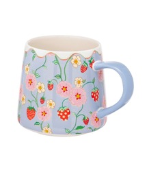 Cath Kidston（キャスキッドソン）の「Billie マグカップ Strawberry Blue（グラス/マグカップ/タンブラー）」