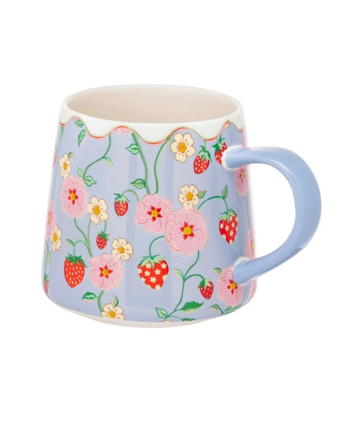Cath Kidston(キャスキッドソン)の「Billie マグカップ Strawberry Blue(グラス/マグカップ/タンブラー・レディース・ブルー・FREE)」の1枚目の写真
