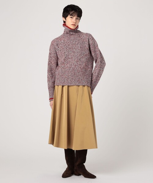 ファインラムズウール タートルネックプルオーバー（ニット/セーター