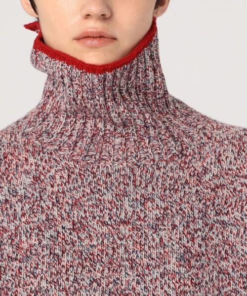ファインラムズウール タートルネックプルオーバー（ニット/セーター