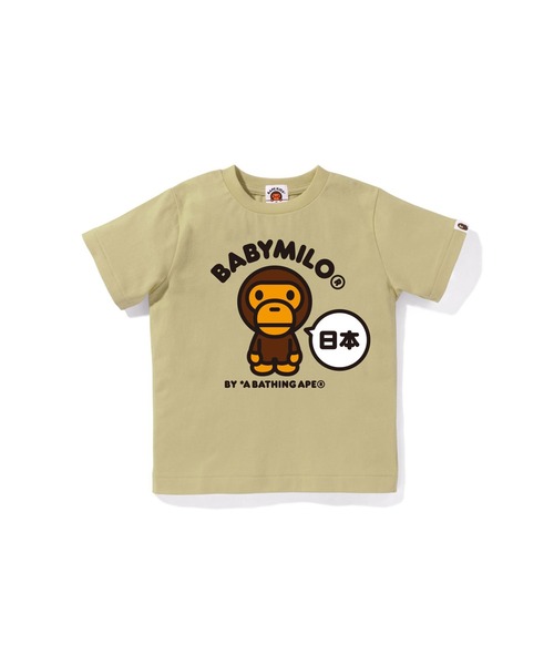 JAPAN BABY MILO TEE（Tシャツ/カットソー）｜A BATHING APE（ア