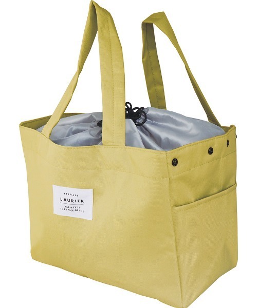 salle de bal（サルデバル）の「【 Leaflets / リーフレッツ 】LAURIER 保冷ショッピングバッグ  CLB-202_229  ECI（トートバッグ・レディース・ダークグレー/イエロー/ネイビー/ラベンダー/オレンジ/その他1/その他2/その他3/その他5/グリーン/レッド/ライトグレー/オリーブドラブ/その他8/グレイッシュベージュ/ライトブルー/その他6/その他4/その他7・FREE）」の9枚目の写真