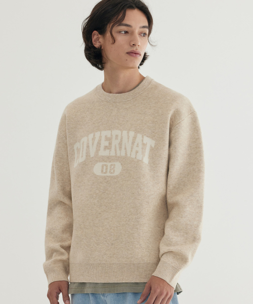 COVERNAT(カバーナット)の「センターアーチロゴニット ベージュ(ニット/セーター・レディース・その他・X-SMALL/SMALL/MEDIUM/LARGE/X-LARGE/XX-LARGE)」の6枚目の写真