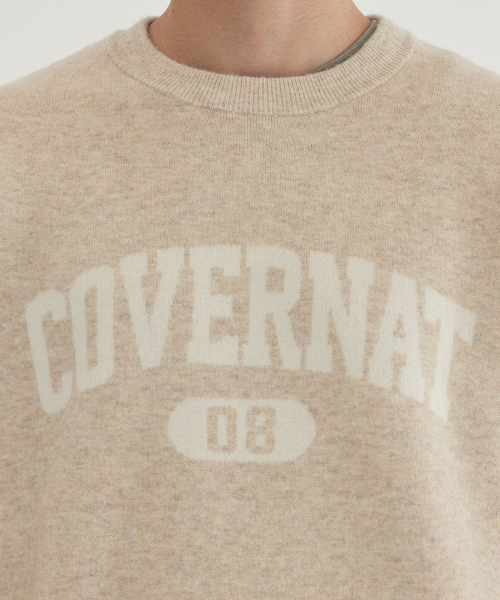 COVERNAT(カバーナット)の「センターアーチロゴニット ベージュ(ニット/セーター・レディース・その他・X-SMALL/SMALL/MEDIUM/LARGE/X-LARGE/XX-LARGE)」の7枚目の写真