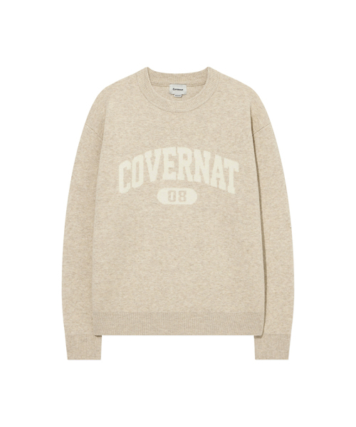 COVERNAT(カバーナット)の「センターアーチロゴニット ベージュ(ニット/セーター・レディース・その他・X-SMALL/SMALL/MEDIUM/LARGE/X-LARGE/XX-LARGE)」の8枚目の写真