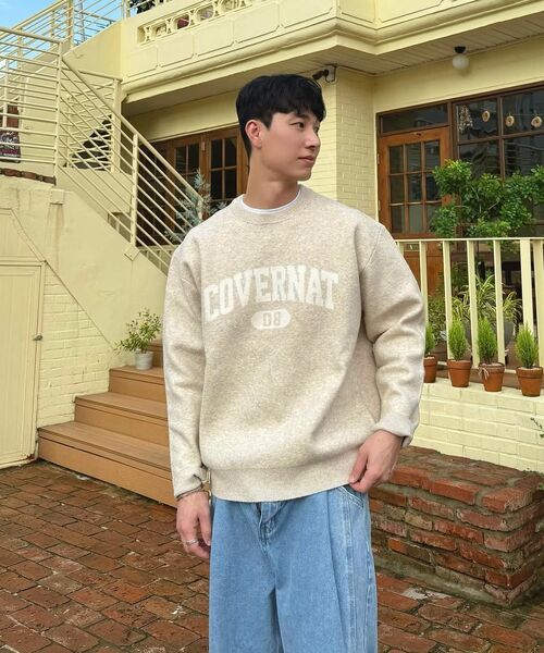 COVERNAT(カバーナット)の「センターアーチロゴニット ベージュ(ニット/セーター・レディース・その他・X-SMALL/SMALL/MEDIUM/LARGE/X-LARGE/XX-LARGE)」の9枚目の写真