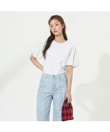 レースバルーン袖Tシャツ PR2CH567
