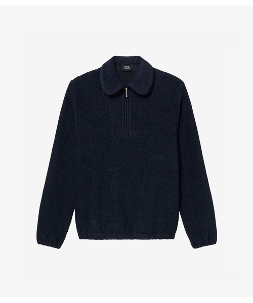 A.P.C.（アーペーセー）の「TOP A COL ROND（Tシャツ/カットソー・レディース・キナリ/ネイビー・M/S/L）」の2枚目の写真