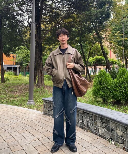 DECET（デケト）の「Fringe Applique Wide Jeans DCPT054DBlueA（デニムパンツ・レディース・その他・26/28/30/32/34）」の5枚目の写真