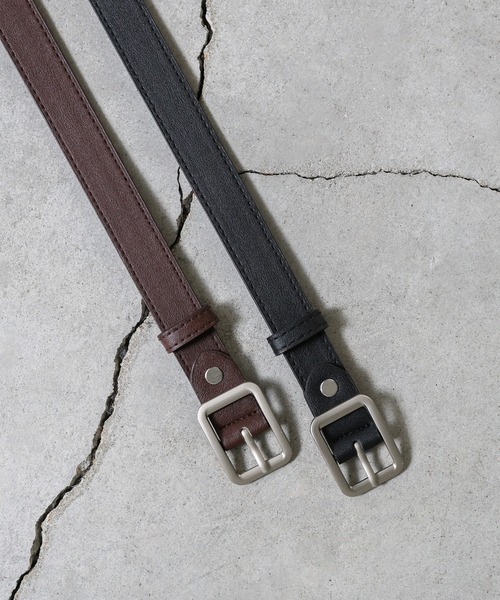 select MOCA（セレクトモカ）の「フェイクレザーバックルベルト（ベルト・レディース・ブラック/ブラウン・FREE）」の15枚目の写真