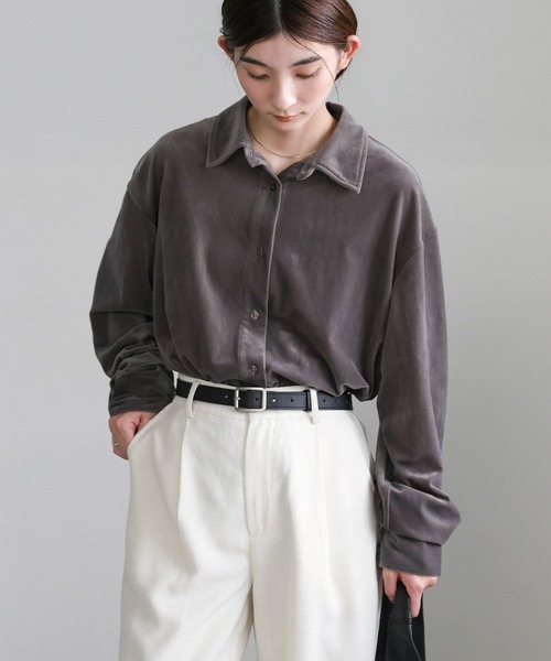 select MOCA（セレクトモカ）の「フェイクレザーバックルベルト（ベルト・レディース・ブラック/ブラウン・FREE）」の14枚目の写真