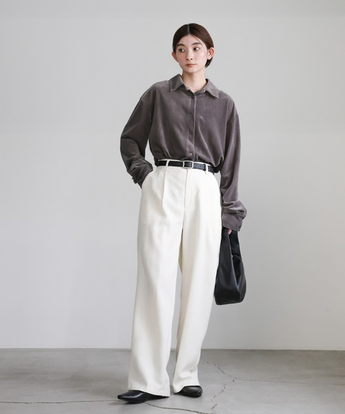 select MOCA（セレクトモカ）の「フェイクレザーバックルベルト（ベルト・レディース・ブラック/ブラウン・FREE）」の12枚目の写真