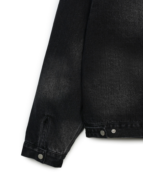 FDR(エフディーアール)の「Heavy Denim Work Hood Quilting Jacket Black(パーカー・メンズ・その他・SMALL/MEDIUM/LARGE)」の5枚目の写真