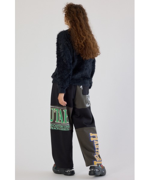 RODEO CROWNS WIDE BOWL（ロデオクラウンズワイドボウル）の「シャギーロゴニットトップス（ニット/セーター・レディース・グレー/オフホワイト/ライトピンク/ブラック・FREE）」の20枚目の写真