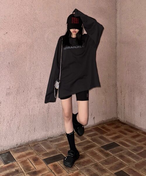 FDR(エフディーアール)の「USA Research LAB Logo Long sleeve Charcoal(Tシャツ/カットソー・メンズ・その他・SMALL/MEDIUM/LARGE)」の6枚目の写真