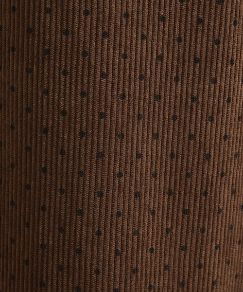 INTERPLANET（インタープラネット）の「コーデュロイドットウエストゴムパンツ（その他パンツ・レディース・ブラウン/チャコールグレー・FREE/LARGE）」の12枚目の写真