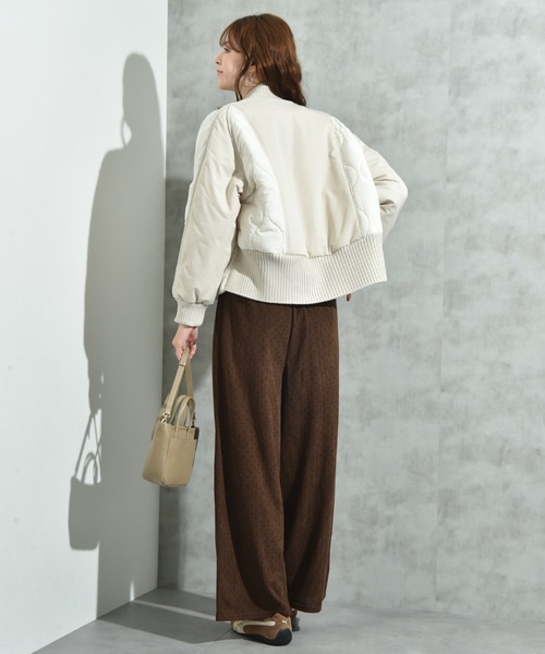 INTERPLANET（インタープラネット）の「コーデュロイドットウエストゴムパンツ（その他パンツ・レディース・ブラウン/チャコールグレー・FREE/LARGE）」の6枚目の写真