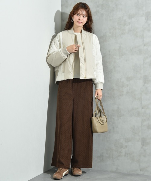 INTERPLANET（インタープラネット）の「コーデュロイドットウエストゴムパンツ（その他パンツ・レディース・ブラウン/チャコールグレー・FREE/LARGE）」の7枚目の写真