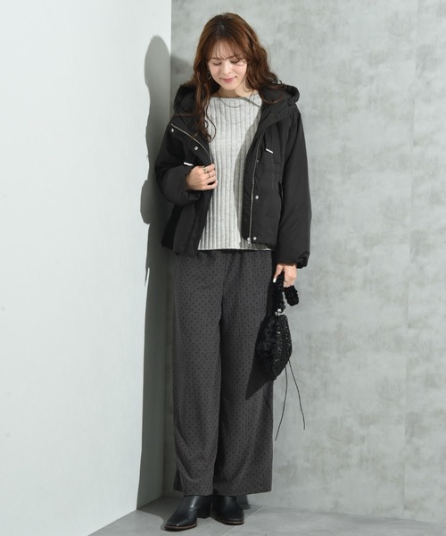 INTERPLANET（インタープラネット）の「コーデュロイドットウエストゴムパンツ（その他パンツ・レディース・ブラウン/チャコールグレー・FREE/LARGE）」の17枚目の写真