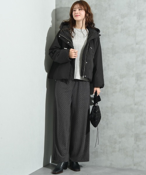 INTERPLANET（インタープラネット）の「コーデュロイドットウエストゴムパンツ（その他パンツ・レディース・ブラウン/チャコールグレー・FREE/LARGE）」の18枚目の写真