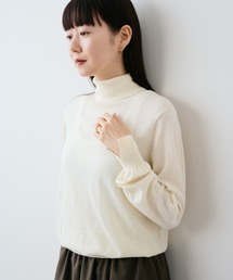 IEDIT | ＩＥＤＩＴ　うっとりする肌心地と絶妙ゆるフィットにこだわったシルク混タートルニット(ニット/セーター)