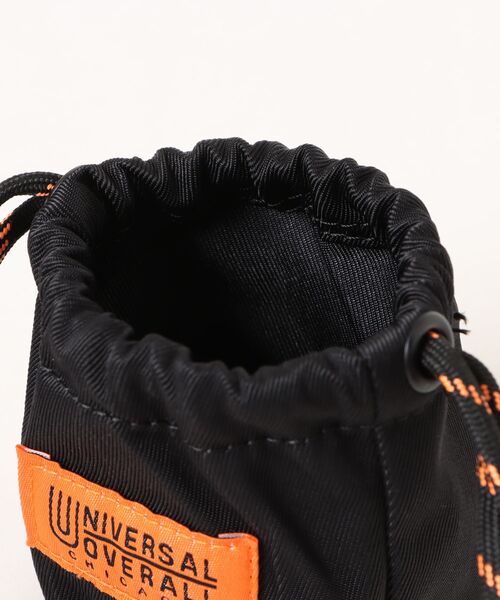 UNIVERSAL OVERALL（ユニバーサルオーバーオール）の「★UNIVERSAL OVERALL★巾着ポーチ(エコバック付)（ショルダーバッグ・メンズ・カーキ/オレンジ/ベージュ/ブラック・FREE）」の9枚目の写真