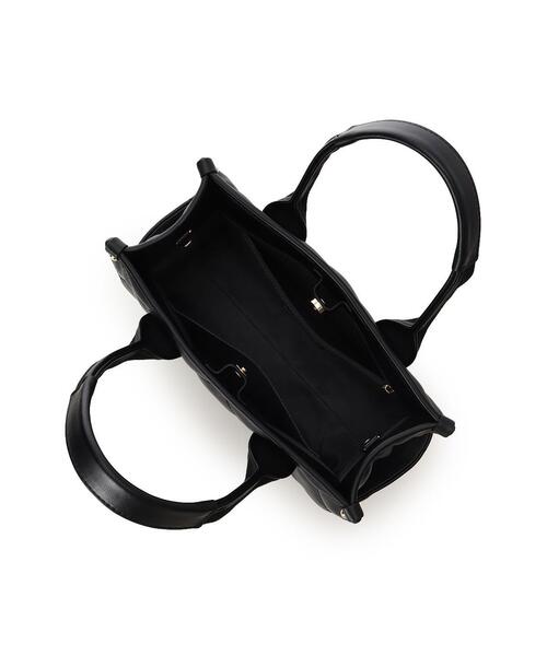 SAMANTHAVEGA（サマンサベガ）の「ロゴテープビジューハンドバッグ（ハンドバッグ・レディース・ホワイト/ブラック・FREE）」の7枚目の写真