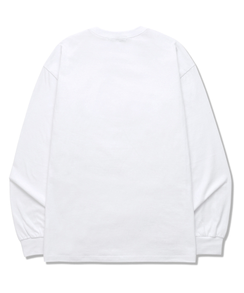 BARIGATE(バリゲート)の「FONT BLUR ロングスリーブ (BLS010) ホワイト(Tシャツ/カットソー・レディース・その他・SMALL/MEDIUM/LARGE/X-LARGE/XX-LARGE)」の2枚目の写真