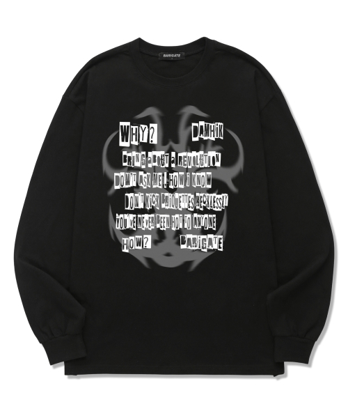 BARIGATE(バリゲート)の「FONT BLUR ロングスリーブ (BLS010) ホワイト(Tシャツ/カットソー・レディース・その他・SMALL/MEDIUM/LARGE/X-LARGE/XX-LARGE)」の4枚目の写真