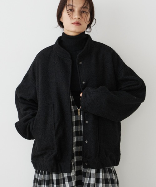 セール】ショートボンバージャケット（ブルゾン）｜Libra Cue（リブラ