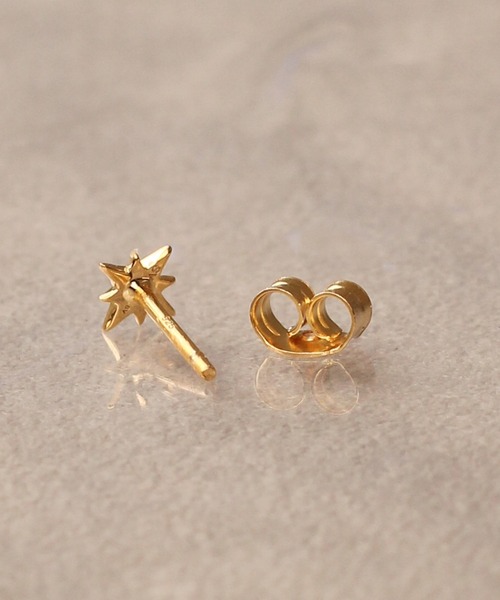 NOIR DE POUPEE（ノワールドプーペ）の「【WEB限定】K18vermeil ダイヤモンドスターピアス（ピアス（両耳用）・レディース・ゴールド・FREE）」の10枚目の写真