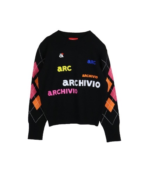 【SALE】 archivio ブラック セーター セール】FOX/CASHMEREルーズニット（ニット/セーター）｜URBAN