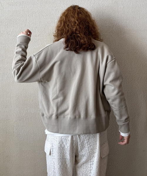 JOURNAL STANDARD LUXE（ジャーナルスタンダード　ラックス）の「【SOIL】 FRENCH TERRY V-NECK 1 BUTTON CD（カーディガン/ボレロ・レディース・チャコールグレー/ベージュ・FREE）」の8枚目の写真