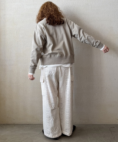 JOURNAL STANDARD LUXE（ジャーナルスタンダード　ラックス）の「【SOIL】 FRENCH TERRY V-NECK 1 BUTTON CD（カーディガン/ボレロ・レディース・チャコールグレー/ベージュ・FREE）」の9枚目の写真