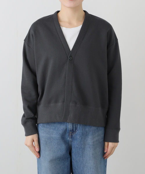 JOURNAL STANDARD LUXE（ジャーナルスタンダード　ラックス）の「【SOIL】 FRENCH TERRY V-NECK 1 BUTTON CD（カーディガン/ボレロ・レディース・チャコールグレー/ベージュ・FREE）」の19枚目の写真