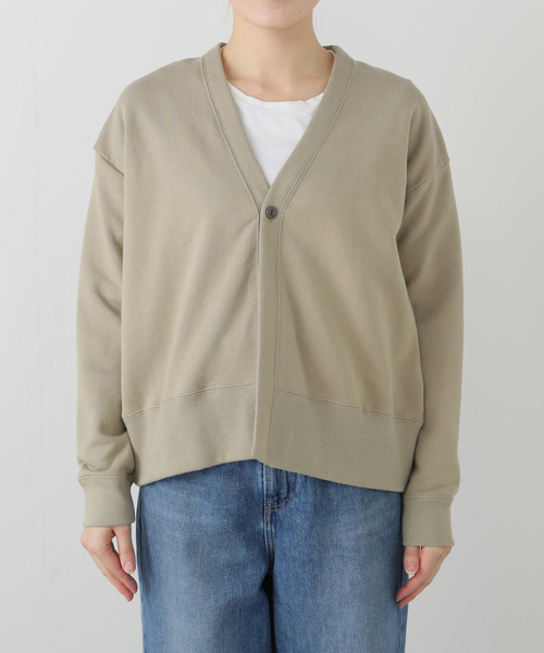 JOURNAL STANDARD LUXE（ジャーナルスタンダード　ラックス）の「【SOIL】 FRENCH TERRY V-NECK 1 BUTTON CD（カーディガン/ボレロ・レディース・チャコールグレー/ベージュ・FREE）」の22枚目の写真