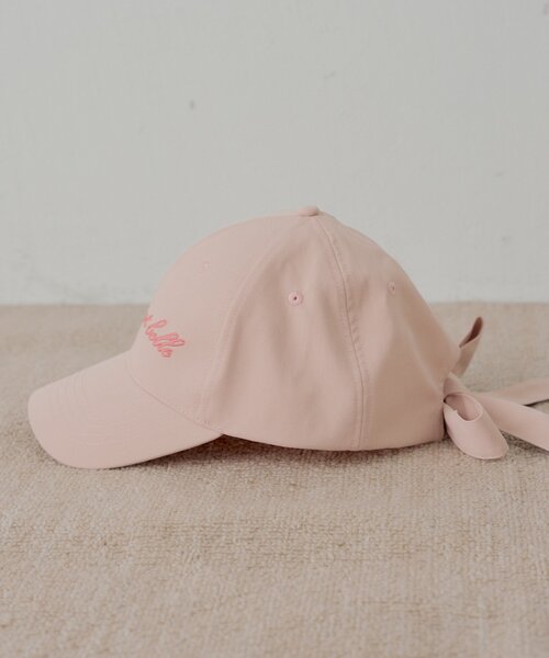 Chico（チコ）の「バックリボン刺繍キャップ（ハット・レディース・ベージュ/ピンク/ネイビー・FREE）」の9枚目の写真