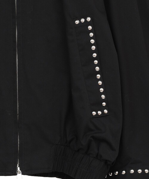 CLANE（クラネ）の「【CLANE/クラネ】W COLOR STUDDED DRIZZLER JACKET/ダブルカラースタッズドドリズラージャケット（その他アウター・レディース・ベージュ/ブラック・1）」の6枚目の写真