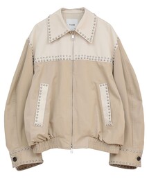 STUDIOUS（ステュディオス）の「【CLANE/クラネ】W COLOR STUDDED DRIZZLER JACKET/ダブルカラースタッズショートブルゾン（その他アウター）」